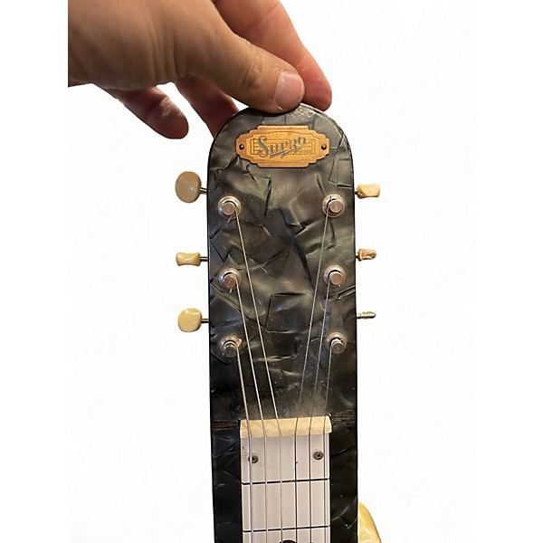 Vintage 1950s Supro Airliner Lap Steel Cream Lap Steel