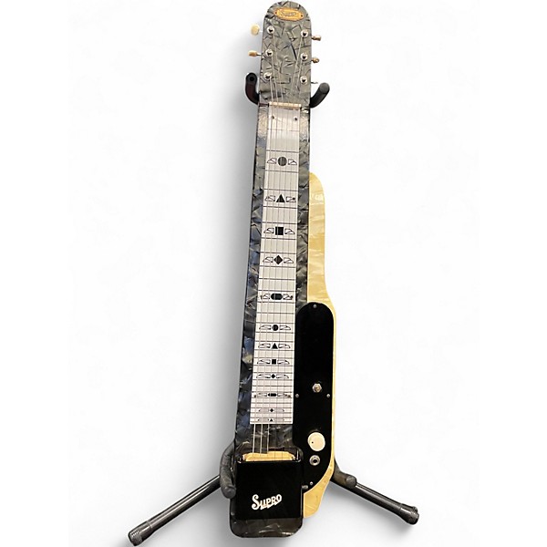 Vintage 1950s Supro Airliner Lap Steel Cream Lap Steel