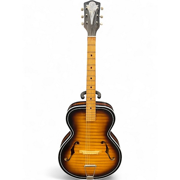 Used Kay SEMI HOLLOW TIGER STRIPE Acoustic Guitar