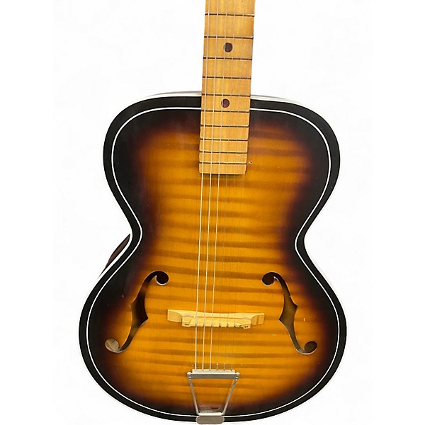 Used Kay SEMI HOLLOW TIGER STRIPE Acoustic Guitar