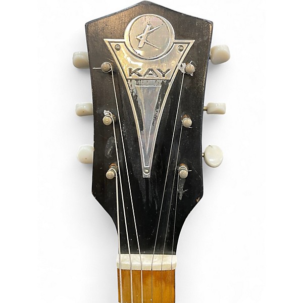 Used Kay SEMI HOLLOW TIGER STRIPE Acoustic Guitar