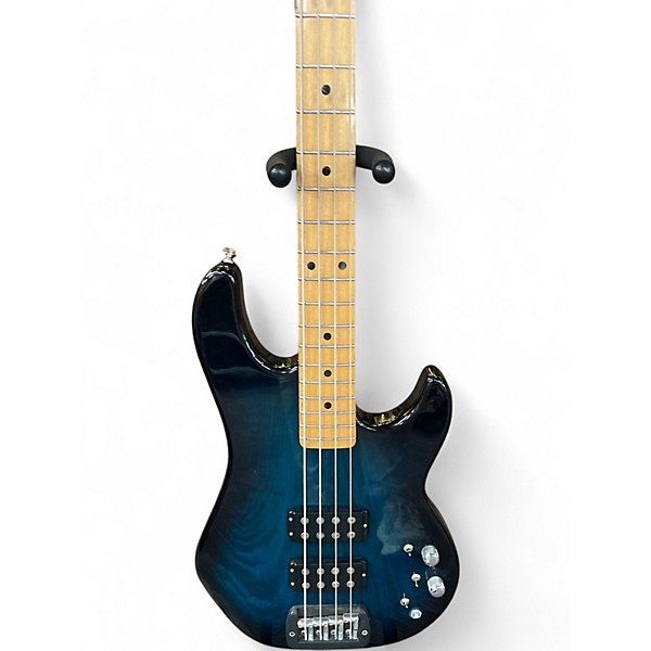 Used 1990s G&L L2000 Turquoise Sunburst Electric Bass Guitar