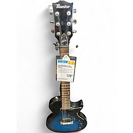 Used Maestro LES PAUL Blue Solid Body Electric Guitar