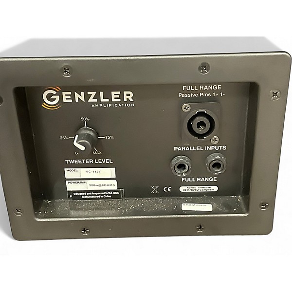 Used Genzler Amplification NU CLASSIC 112T Bass Cabinet