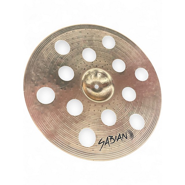 Used SABIAN 16in B8X O-ZONE CRASH Cymbal