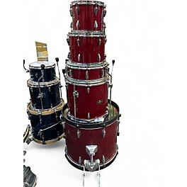 Used TAMA 5 Piece Imperialstar Red Drum Kit