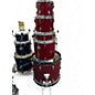 Used TAMA 5 Piece Imperialstar Red Drum Kit thumbnail