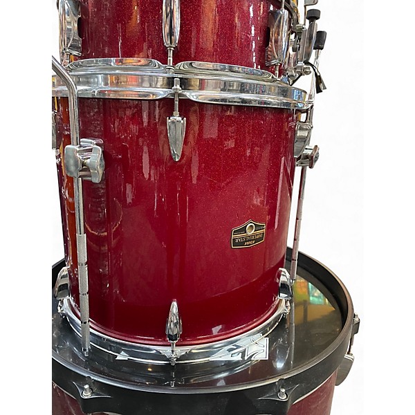 Used TAMA 5 Piece Imperialstar Red Drum Kit