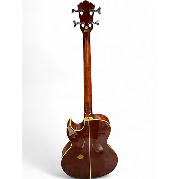Used Washburn AB-20 Amber Acoustic Bass Guitar