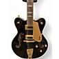 Used Gretsch Guitars G5422G 12 String Black and Gold Hollow Body Electric Guitar