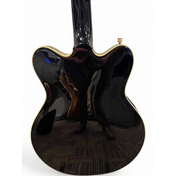 Used Gretsch Guitars G5422G 12 String Black and Gold Hollow Body Electric Guitar