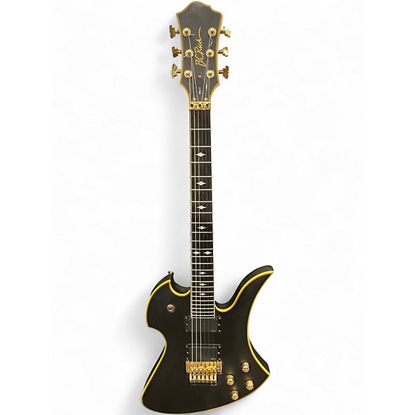 Used B.C. Rich Pro X Mockingbird Black Solid Body Electric Guitar