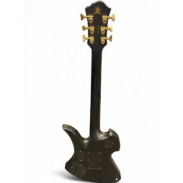 Used B.C. Rich Pro X Mockingbird Black Solid Body Electric Guitar