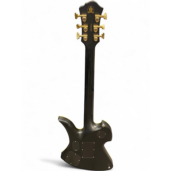 Used B.C. Rich Pro X Mockingbird Black Solid Body Electric Guitar