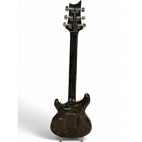 Used PRS SE Custom 24 Floyd Trans Black Solid Body Electric Guitar