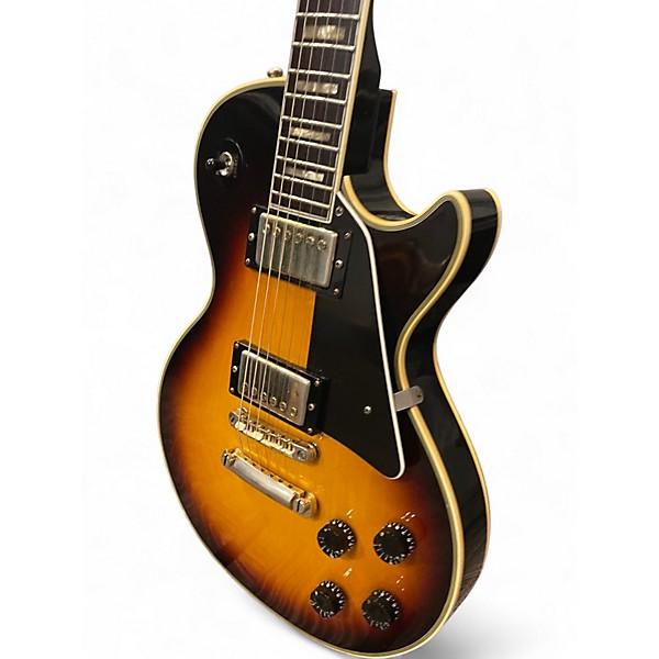 Vintage 1970s Hohner Les Paul Copy 2 Tone Sunburst Solid Body Electric Guitar