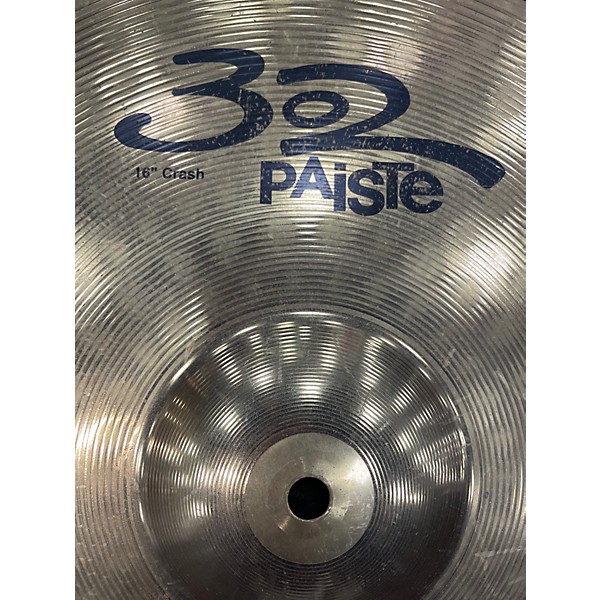 Used Paiste 16in 302 Crash Cymbal