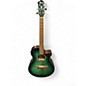Used Ibanez aeg70-ebh tans green Acoustic Electric Guitar thumbnail