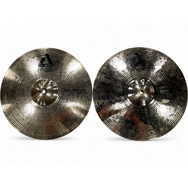 Used Paiste 14in Alpha Medium Hi Hat Pair Cymbal