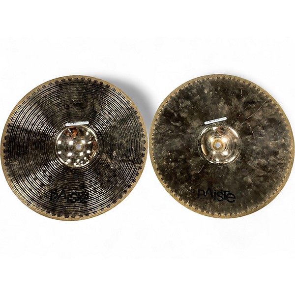 Used Paiste 14in Alpha Medium Hi Hat Pair Cymbal