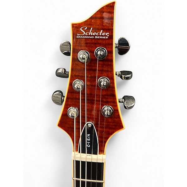 Used Schecter Guitar Research C-1 EA Classic Cat's Eye Hollow Body Electric Guitar