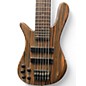 Used Blue Rock zebrawood Natural Electric Bass Guitar
