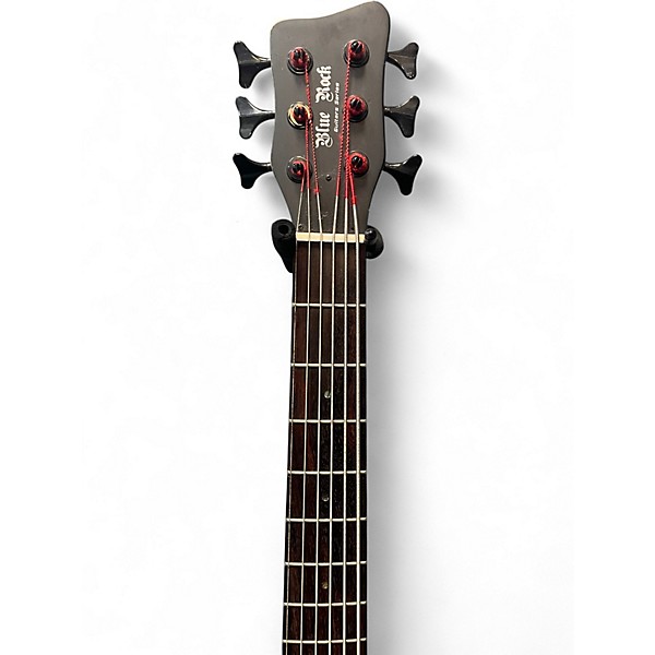 Used Blue Rock zebrawood Natural Electric Bass Guitar