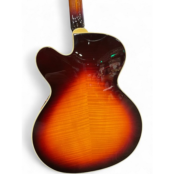 Used Guild A-150 3 Color Sunburst Hollow Body Electric Guitar