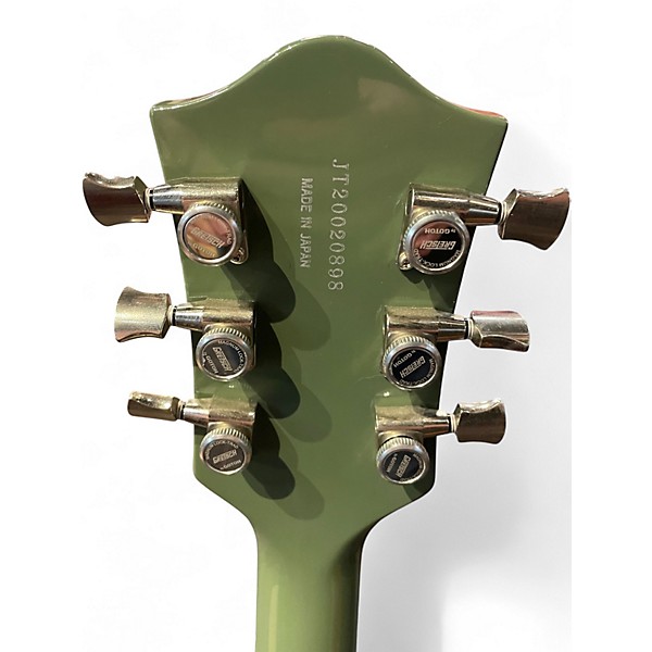 Used Gretsch Guitars G6659T Green Hollow Body Electric Guitar