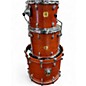 Used Yamaha 3 Piece Oak Custom Sedona Red Matte Drum Kit thumbnail