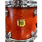 Used Yamaha 3 Piece Oak Custom Sedona Red Matte Drum Kit