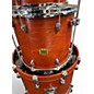 Used Yamaha 3 Piece Oak Custom Sedona Red Matte Drum Kit