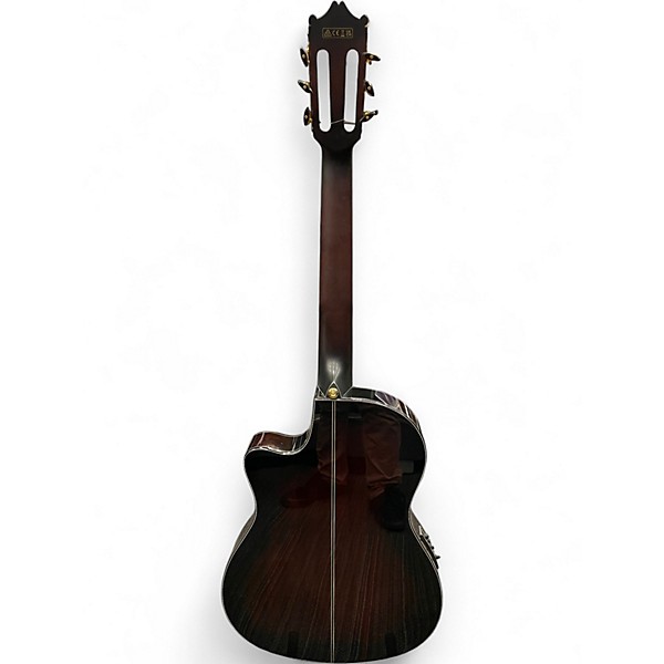 Used Ibanez GA35TCE-DVS Tobacco Sunburst Classical Acoustic Electric Guitar