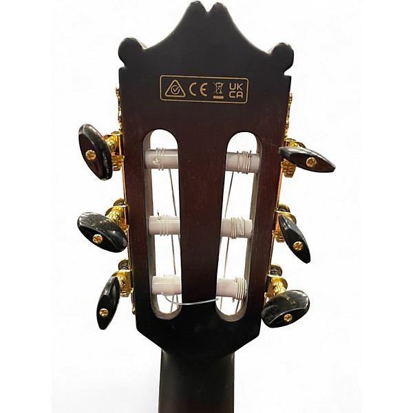 Used Ibanez GA35TCE-DVS Tobacco Sunburst Classical Acoustic Electric Guitar