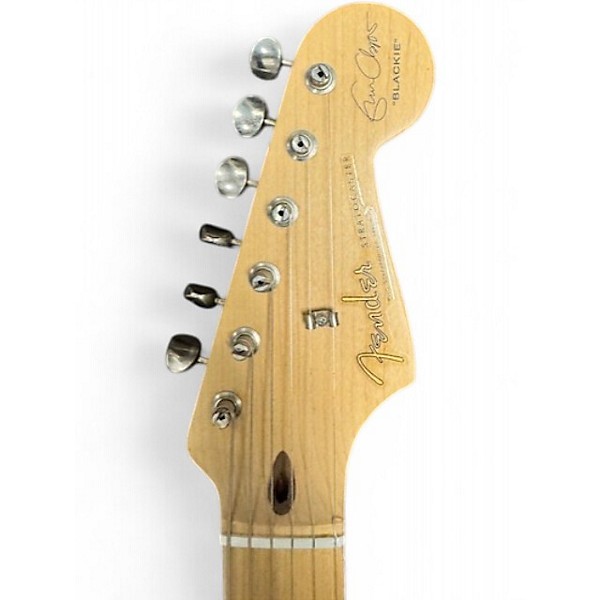 Used Fender Artist Series Eric Clapton Stratocaster Black Solid Body Electric Guitar