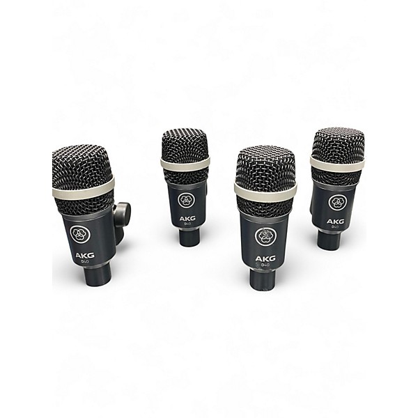 Used AKG Drum Mic Set Full Pieces Percussion Microphone Pack