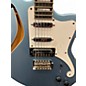 Used 2021 D'Angelico Premier Bedford SH Ice Blue Metallic Hollow Body Electric Guitar