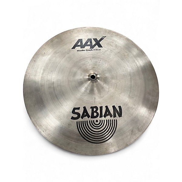 Used SABIAN 17in AAX Studio Crash Brilliant Cymbal