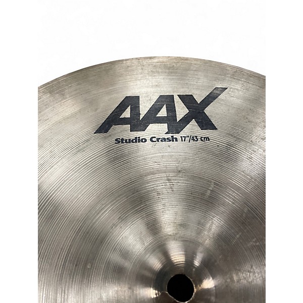 Used SABIAN 17in AAX Studio Crash Brilliant Cymbal