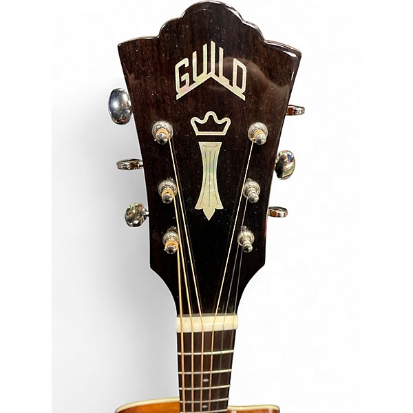 Used Guild OM140C Natural Acoustic Electric Guitar