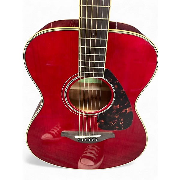 Used Yamaha FS 820 RUBY RED Acoustic Guitar RUBY RED | Guitar Center