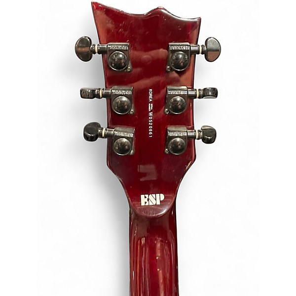 Used Esp Ltd LTD EC400 Wine Red Solid Body Electric Guitar