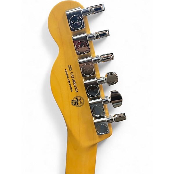 Used 2021 Fender American Professional II Roasted PineTelecaster Natural Solid Body Electric Guitar