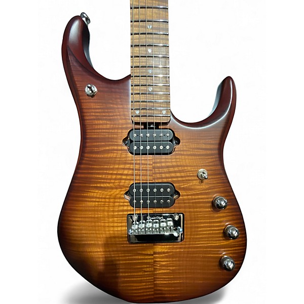 Used Ernie Ball Music Man JP15 John Petrucci Signature Sahara Burst Solid Body Electric Guitar