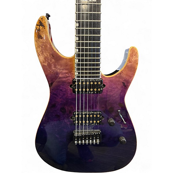 Used ESP E-II M-2 Trans Purple Solid Body Electric Guitar