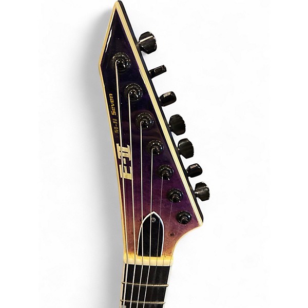 Used ESP E-II M-2 Trans Purple Solid Body Electric Guitar