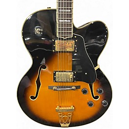 Used Samick HJ650 Sunburst Hollow Body Electric Guitar