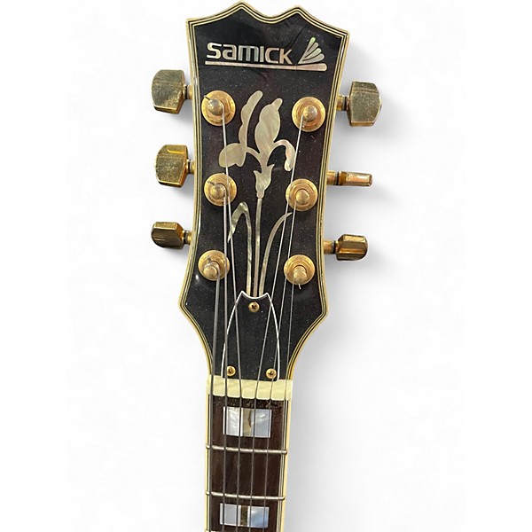 Used Samick HJ650 Sunburst Hollow Body Electric Guitar