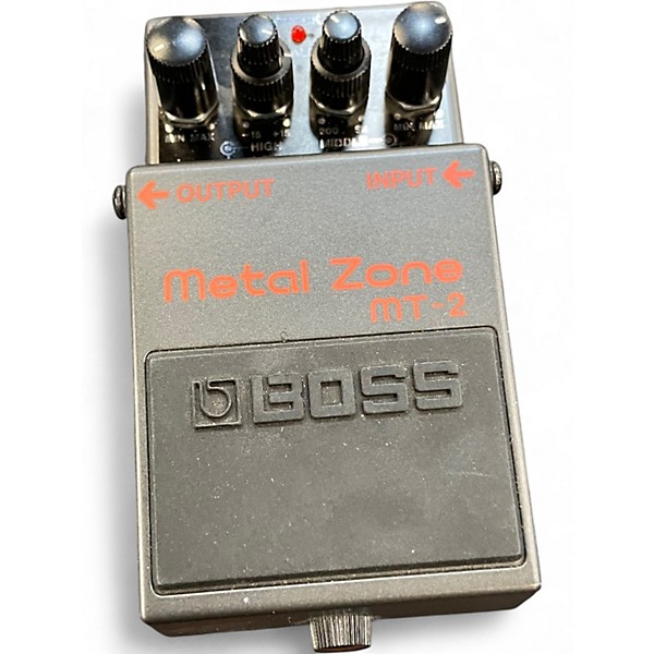 Used BOSS MT2 Metal Zone Distortion Effect Pedal
