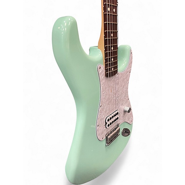 Used Fender Tom Delonge Signature Stratocaster Surf Green Solid Body Electric Guitar